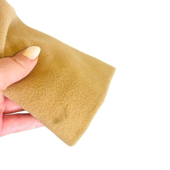 MACKAGE Tan Brown Wool Blend Luxury Trench Coat SZ Medium - Picture 13 of 13